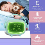 Darrahopens Home & Garden > Decor > Clocks Kids Digital Alarm Clock For Girls Boys, Angel Digital Alarm Clock With Lights And Snooze Function (Green)