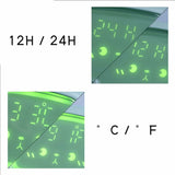 Darrahopens Home & Garden > Decor > Clocks Kids Digital Alarm Clock For Girls Boys, Angel Digital Alarm Clock With Lights And Snooze Function (Green)