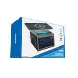 Darrahopens Home & Garden > Decor > Clocks Laser Alarm Clock with Wireless Charging & Bluetooth