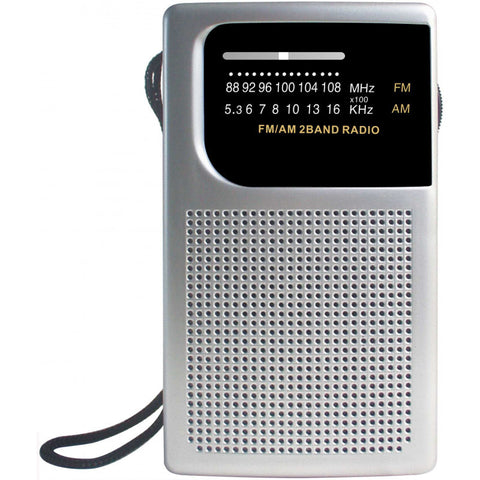 Darrahopens Home & Garden > Decor > Clocks Laser Pocket Radio AM FM Built-in Speaker and Earphones Socket