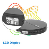 Darrahopens Home & Garden > Decor > Clocks Laser Portable CD MP3 Player with Anti-Skip Tech and Headphones