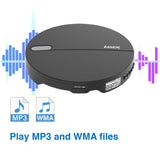 Darrahopens Home & Garden > Decor > Clocks Laser Portable CD MP3 Player with Anti-Skip Tech and Headphones