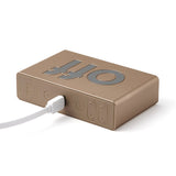 Darrahopens Home & Garden > Decor > Clocks Lexon Flip Classic Reversible Alarm Clock - Gold