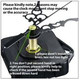 Darrahopens Home & Garden > Decor > Clocks Quartz DIY Wall Clock Movement Mechanism Battery Operated Repair Parts