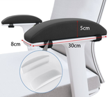 Darrahopens Home & Garden > Decor > Cushions & Throws 1 Pair of Memory Foam Chair Armrest Pads - Ergonomic Elbow Support Cushions - Soft Plush Cover with Anti-Slip Straps for Office & Gaming Chairs (Black)