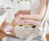 Darrahopens Home & Garden > Decor > Cushions & Throws 1 Pair of Memory Foam Chair Armrest Pads - Ergonomic Elbow Support Cushions - Soft Plush Cover with Anti-Slip Straps for Office & Gaming Chairs (Pink)