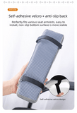 Darrahopens Home & Garden > Decor > Cushions & Throws A pair of Ergonomic Chair Armrest Pads High Density Foam Elbow Support Cushion Grey Curved Design for Office & Gaming Chairs Relief Pressure Non-Slip Cover