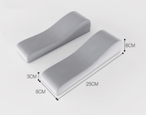 Darrahopens Home & Garden > Decor > Cushions & Throws A pair of Memory Foam Chair Armrest Pads Curved Elbow Support Cushion Grey Ergonomic Pressure Relief Cover for Office Gaming Chair WFH Setup
