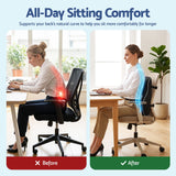 Darrahopens Home & Garden > Decor > Cushions & Throws Artiss Ergonomic Lumbar Support Cushion for Office Chair and Car Memory Foam Lumbar Pillow for Back, Breathable Back Support Pillow with Adjustable Straps for Office Gaming Car Home In Australia - Darrahopens