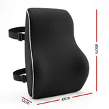 Darrahopens Home & Garden > Decor > Cushions & Throws Artiss Ergonomic Lumbar Support Cushion for Office Chair and Car Memory Foam Lumbar Pillow for Back, Breathable Back Support Pillow with Adjustable Straps for Office Gaming Car Home In Australia - Darrahopens