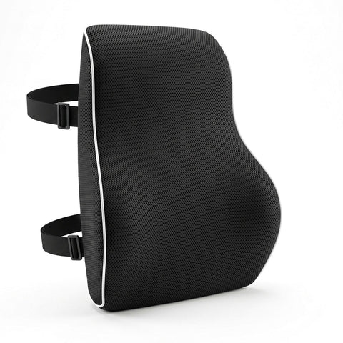 Darrahopens Home & Garden > Decor > Cushions & Throws Artiss Ergonomic Lumbar Support Cushion for Office Chair and Car Memory Foam Lumbar Pillow for Back, Breathable Back Support Pillow with Adjustable Straps for Office Gaming Car Home In Australia - Darrahopens
