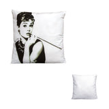 Darrahopens Home & Garden > Decor > Cushions & Throws Audrey Hepburn Breakfast at Tiffany's Square Filled Cushion 43 x 43 cm