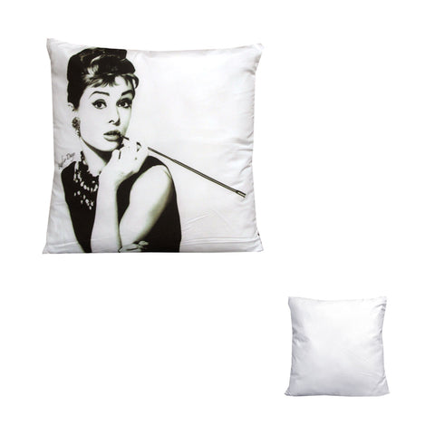 Darrahopens Home & Garden > Decor > Cushions & Throws Audrey Hepburn Breakfast at Tiffany's Square Filled Cushion 43 x 43 cm