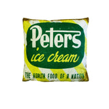 Darrahopens Home & Garden > Decor > Cushions & Throws Australian Mancave Retro Cushion Peters Ice Cream 40 x 40 cm