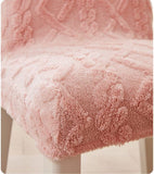 Darrahopens Home & Garden > Decor > Cushions & Throws Chair Covers - Pack of 2 - Chair Covers for Home Use - Universal Model - Full Coverage Including Backrest - Stool Covers - Chair Cushions - Non-Slip and Thickened - Pink