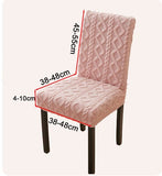 Darrahopens Home & Garden > Decor > Cushions & Throws Chair Covers - Pack of 2 - Chair Covers for Home Use - Universal Model - Full Coverage Including Backrest - Stool Covers - Chair Cushions - Non-Slip and Thickened - Pink