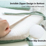 Darrahopens Home & Garden > Decor > Cushions & Throws Chair cushions - 2 pieces - Seat cushions - Removable and washable - Cushions with straps - Kitchen chair cushions - 40 x 43 cm - Removable and washable covers - Suitable for garden chairs, dining chairs or office chairs - Green