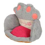 Darrahopens Home & Garden > Decor > Cushions & Throws Cute Cat Paw Cushion Half Surrounded Office Chair Pillow Floor Cushion Pad for Bedroom Living Room Cafe Dorm Decor Grey S In Australia - Darrahopens