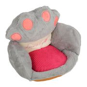 Darrahopens Home & Garden > Decor > Cushions & Throws Cute Cat Paw Cushion Half Surrounded Office Chair Pillow Floor Cushion Pad for Bedroom Living Room Cafe Dorm Decor Grey S In Australia - Darrahopens