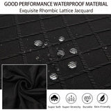 Darrahopens Home & Garden > Decor > Cushions & Throws Diamond Lattice Waterproof Seat Covers For Dining ROom Chairs, Stretch Kitchen Chair Covers For Dining ROom, Seat