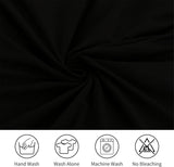Darrahopens Home & Garden > Decor > Cushions & Throws Dining Room Chair Covers, Set of 4 or 6, Stretchy, Removable, Washable, Chair Covers, Decorative Covers, Seat Covers for Hotels Black-tfrf Black 6pcs
