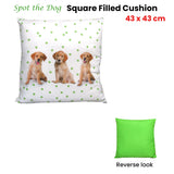 Darrahopens Home & Garden > Decor > Cushions & Throws Georges Fine Linens Georges Fine Linens Spot the Dog Square Filled Cushion 43 x 43 cm