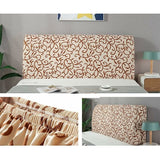 Darrahopens Home & Garden > Decor > Cushions & Throws Headboard Cover Painted Pattern Dust Cover Headboard Protector Stretch Cover For Bedroom Upholstered Decoration