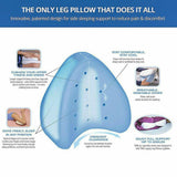 Darrahopens Home & Garden > Decor > Cushions & Throws Knee Support Ergonomic Memory Foam Leg Pillow Cushion Washable Cover