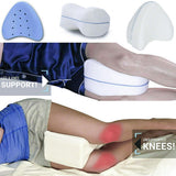 Darrahopens Home & Garden > Decor > Cushions & Throws Knee Support Ergonomic Memory Foam Leg Pillow Cushion Washable Cover