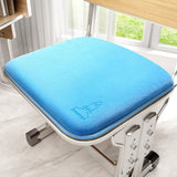 Darrahopens Home & Garden > Decor > Cushions & Throws Memory Foam Student Seat Cushion - Pressure Relief, Non-Slip with Adjustable Straps for Healthy Posture(Rocket Blue 36x34cm)
