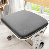 Darrahopens Home & Garden > Decor > Cushions & Throws Memory Foam Student Seat Cushion - Pressure Relief, Non-Slip with Adjustable Straps for Healthy Posture(Rocket Gray 36x34cm)