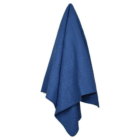 Darrahopens Home & Garden > Decor > Cushions & Throws Navy Classic 100% Cotton Throw