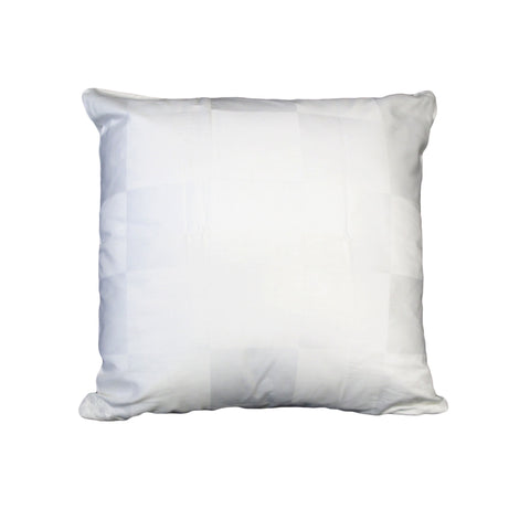 Darrahopens Home & Garden > Decor > Cushions & Throws Orient Sense Dominic White Gingham Jacquard Cushion Cover 45cm x 45cm
