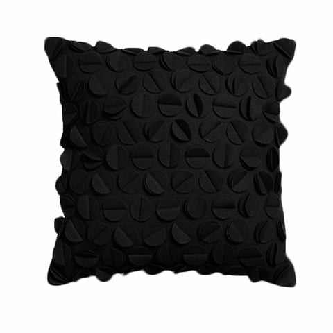 Darrahopens Home & Garden > Decor > Cushions & Throws Rapee Petal Filled Cushion - Black