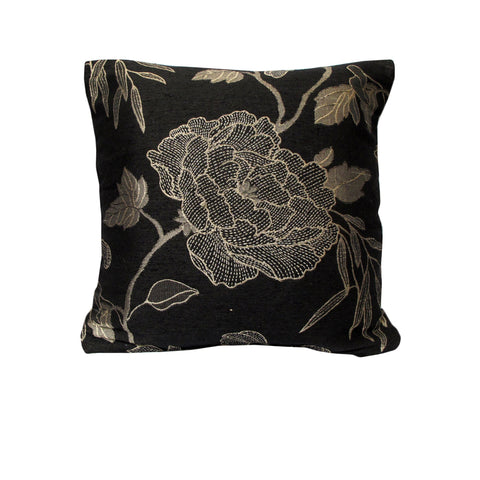 Darrahopens Home & Garden > Decor > Cushions & Throws Rapee Sparro Jacquard Cushion Cover - Black 45 x 45 cm