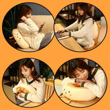 Darrahopens Home & Garden > Decor > Cushions & Throws Round Seat Cushion - Round Chair Cushion - Donut Seat Cushion - Cute and Soft Decorative Cushion - Cartoon Design - Suitable Chairs for Bedrooms, Schools and Offices - 38*38*14cm (Sad Style)