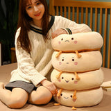Darrahopens Home & Garden > Decor > Cushions & Throws Round Seat Cushion - Round Chair Cushion - Donut Seat Cushion - Cute and Soft Decorative Cushion - Cartoon Design - Suitable Chairs for Bedrooms, Schools and Offices - 38*38*14cm (Sad Style)