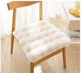 Darrahopens Home & Garden > Decor > Cushions & Throws Seat cushion - Seat cushion - Seat cushion for the living room - Soft and comfortable chair cushion with non-slip bottom - Suitable for cars, home offices, dining rooms and kitchens (White, 45 x 45 cm)