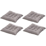 Darrahopens Home & Garden > Decor > Cushions & Throws Square Chair Cushions 40x40cm Gray Quilted Indoor Outdoor Comfortable Home Decor