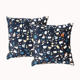 Darrahopens Home & Garden > Decor > Cushions & Throws Terazzo Twin Pack Poly Velvet Printed Cushion by Renee Taylor