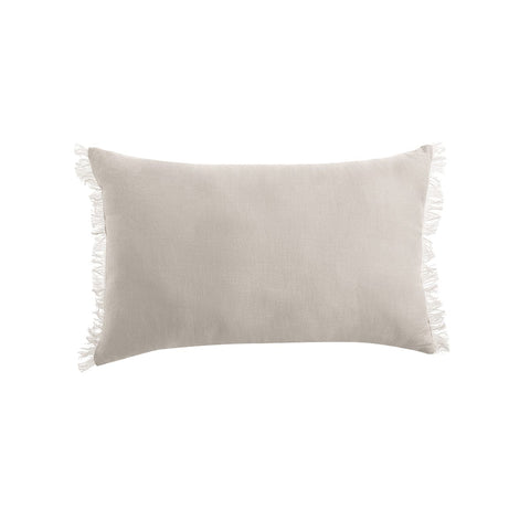 Darrahopens Home & Garden > Decor > Cushions & Throws Vintage Design Homewares Natural French Linen Filled Cushion Oblong - 35cm x 55cm