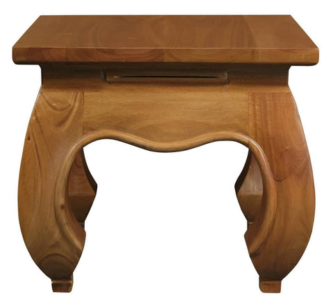 Darrahopens Home & Garden > Decor Dynasty Solid Mahogany Timber Lamp Table (Light Pecan)