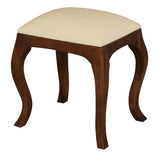 Darrahopens Home & Garden > Decor Eloise Cabriole Leg Dressing Stool (Mahogany)