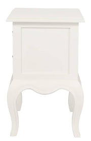 Darrahopens Home & Garden > Decor French Provincial 2 Drawer Side Table (White)