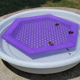 Darrahopens Home & Garden > Decor > Garden Ornaments 2PCS L 210x180x3.5mm Purple Floating Bee Saver Waterer - Safe Drinking Platform for Garden Ponds & Bird Baths