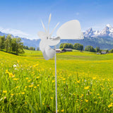 Darrahopens Home & Garden > Decor > Garden Ornaments 360 Degree Rotation Swivel Weathervane Stainless Steel Windmill Weather Vane for Outdoor Yard In Australia - Darrahopens
