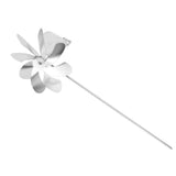 Darrahopens Home & Garden > Decor > Garden Ornaments 360 Degree Rotation Swivel Weathervane Stainless Steel Windmill Weather Vane for Outdoor Yard In Australia - Darrahopens