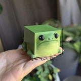 Darrahopens Home & Garden > Decor > Garden Ornaments Adorable Ugly-Cute Frog Resin Figurine – 2-Pack Set for Desk, Home & Office Decor