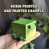 Darrahopens Home & Garden > Decor > Garden Ornaments Adorable Ugly-Cute Frog Resin Figurine – 2-Pack Set for Desk, Home & Office Decor