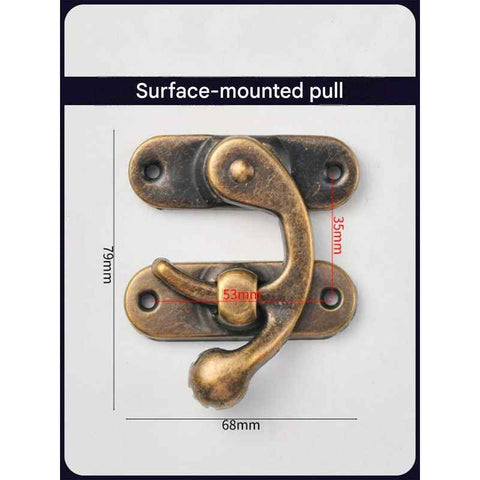 Darrahopens Home & Garden > Decor > Garden Ornaments Antique Tin Box Clasp – Wine Box Buckle, Gift Box Lock